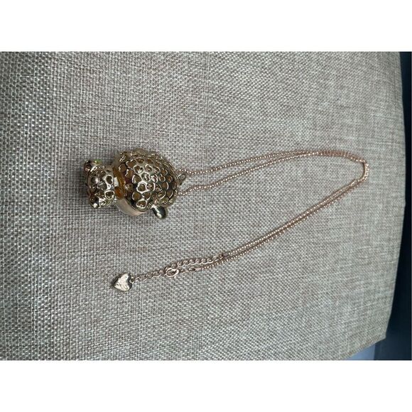 Betsey Johnson Rhinestone Large Monkey Face Rare Necklace Pendant - Picture 6 of 9